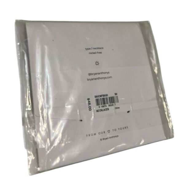 Bryan Anthonys “Squad” Necklace – Silver New in Package - Picture 4 of 4